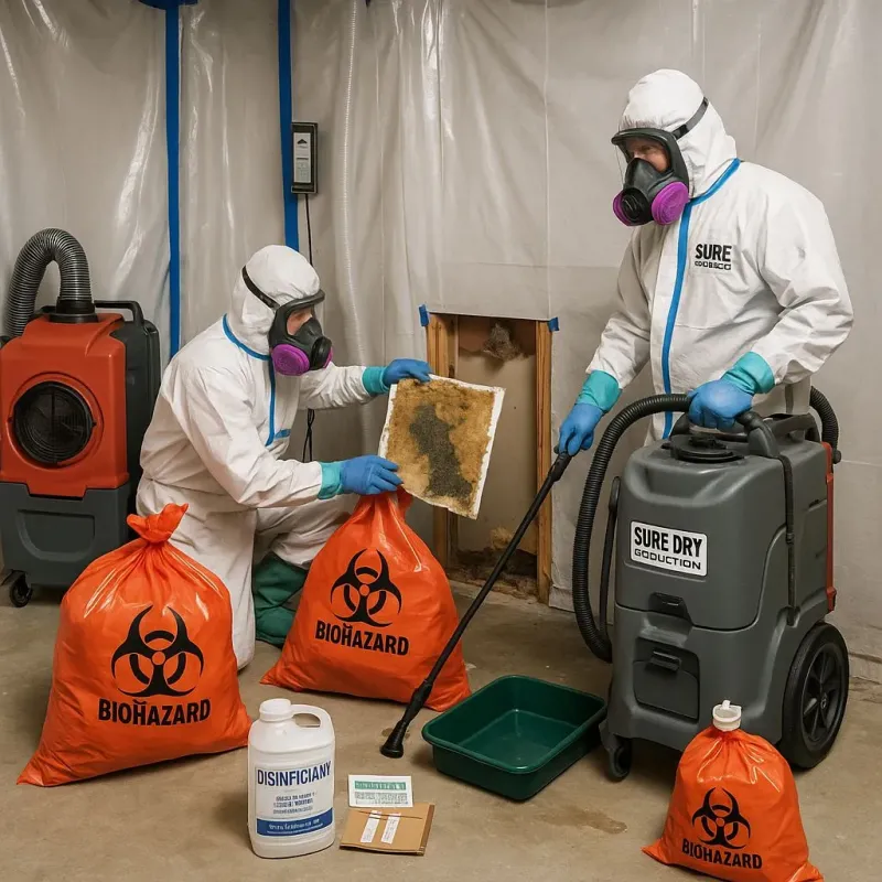 Contaminated Water Handling Protocols process in Hector, MN